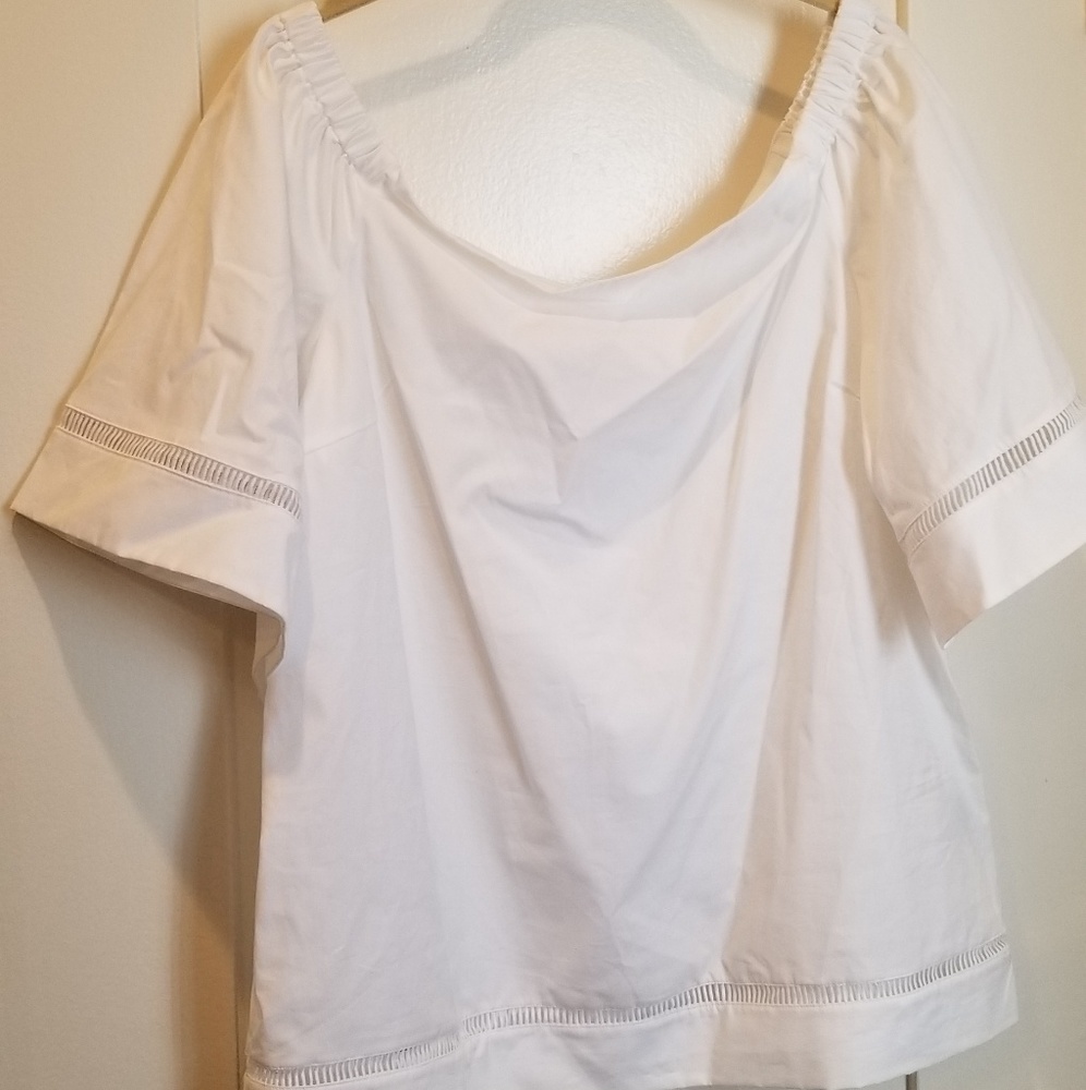 Lauren by Ralph Lauren white blouse